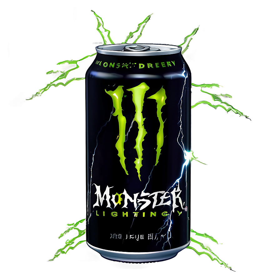 Monster Energy Drink Lightning Effect Png Bcm55 PNG Image