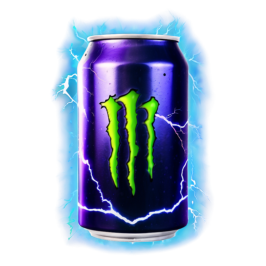 Monster Energy Drink Lightning Effect Png Bir PNG Image