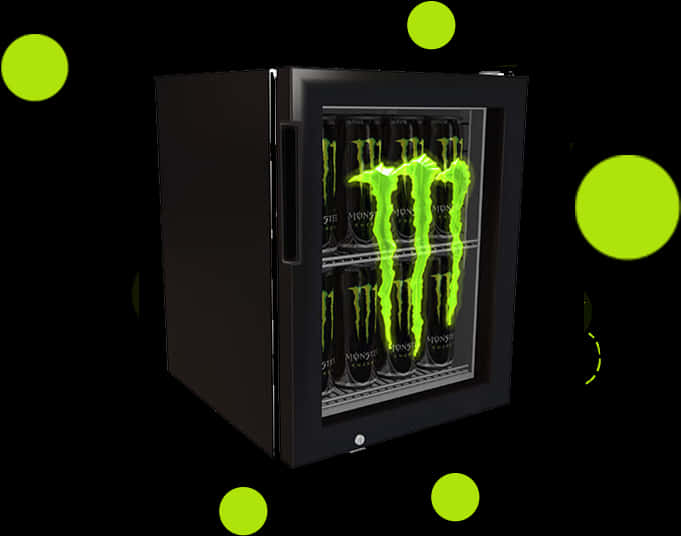 Monster Energy Drink Refrigerator PNG Image