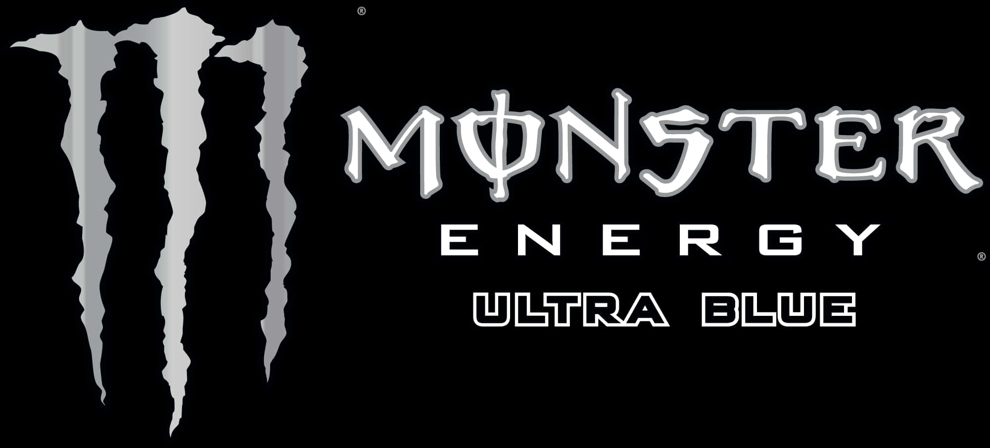 Monster Energy Ultra Blue Logo PNG Image