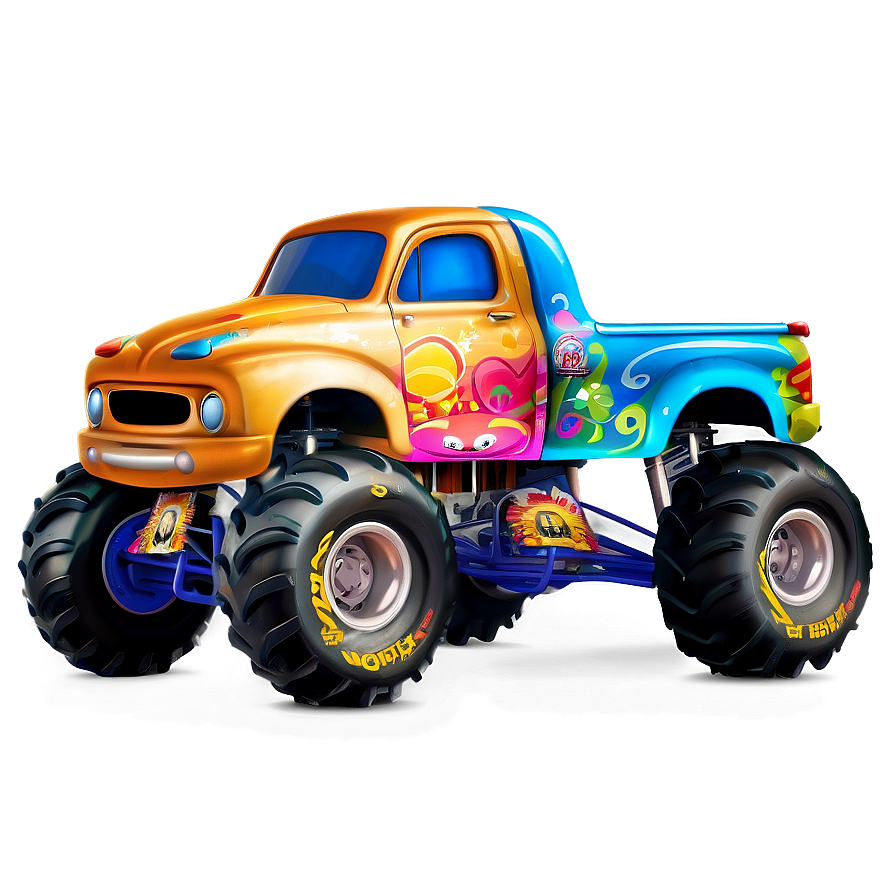 Monster Truck Craze Png Abc PNG Image