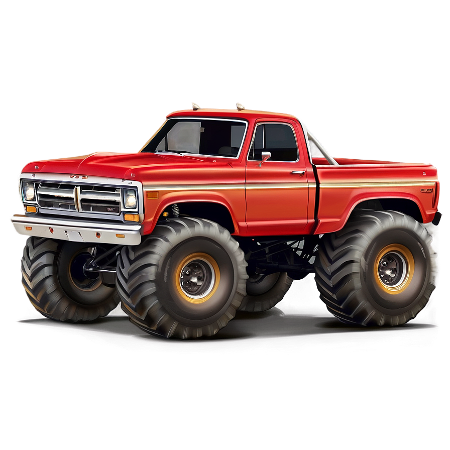 Monster Truck Illustration Png 06282024 PNG Image