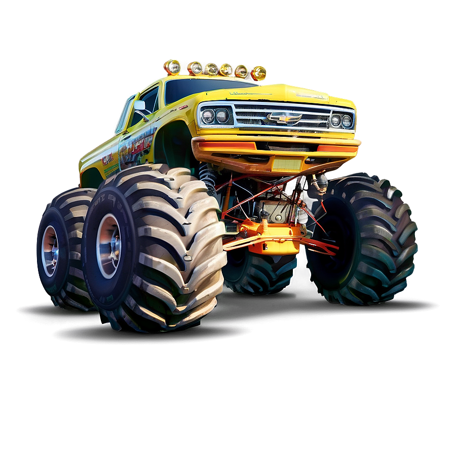 Monster Truck Mayhem Png 05242024 PNG Image