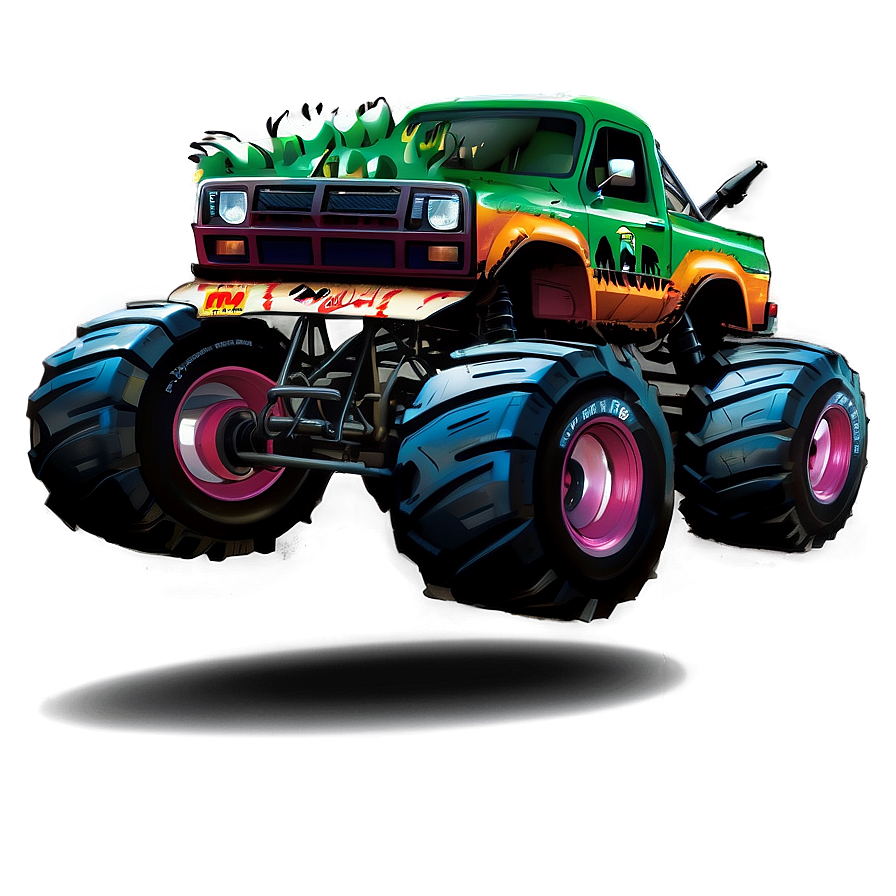 Monster Truck Roar Png Fgh PNG Image