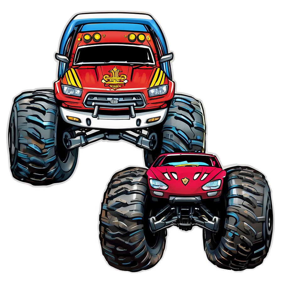 Monster Truck Smash Png Lae60 PNG Image