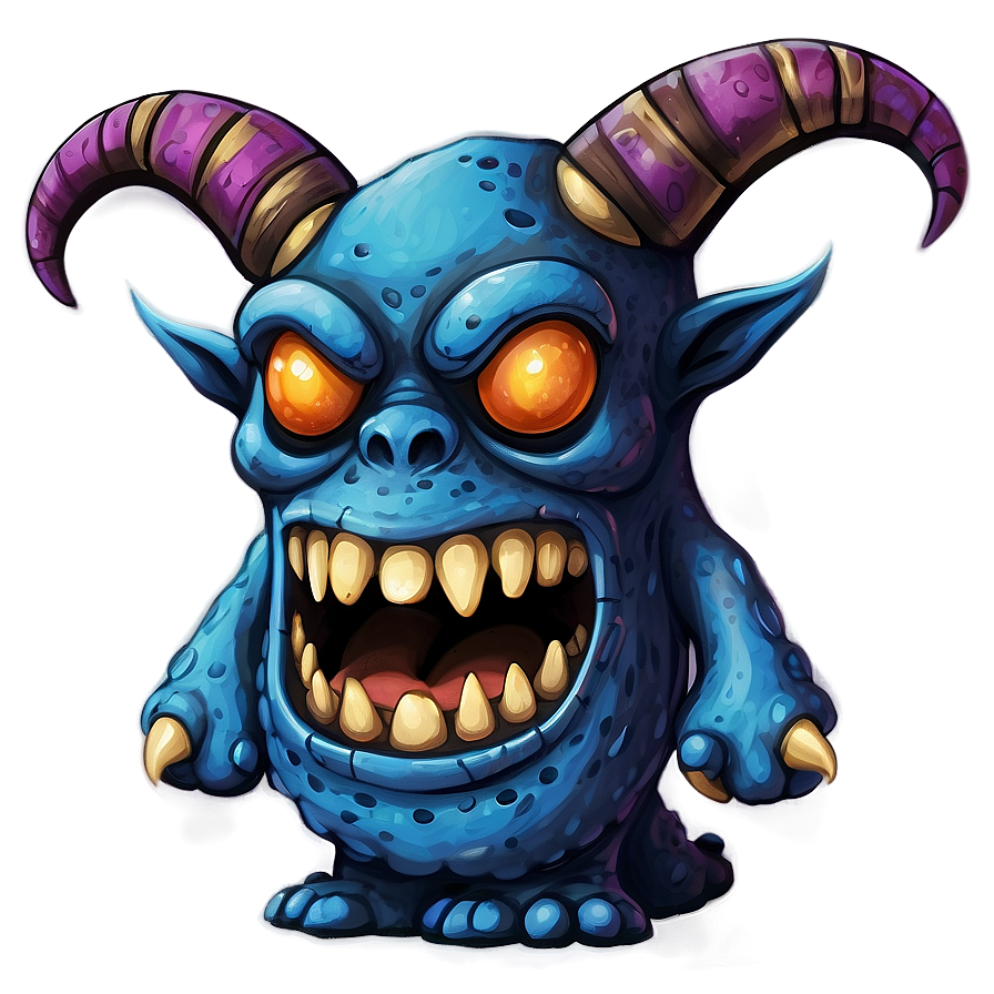 Monster With Horns Png 28 PNG Image