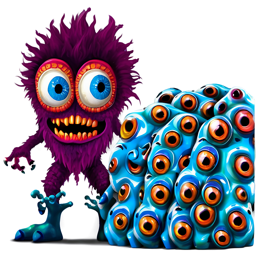 Monster With Multiple Heads Png 72 PNG Image