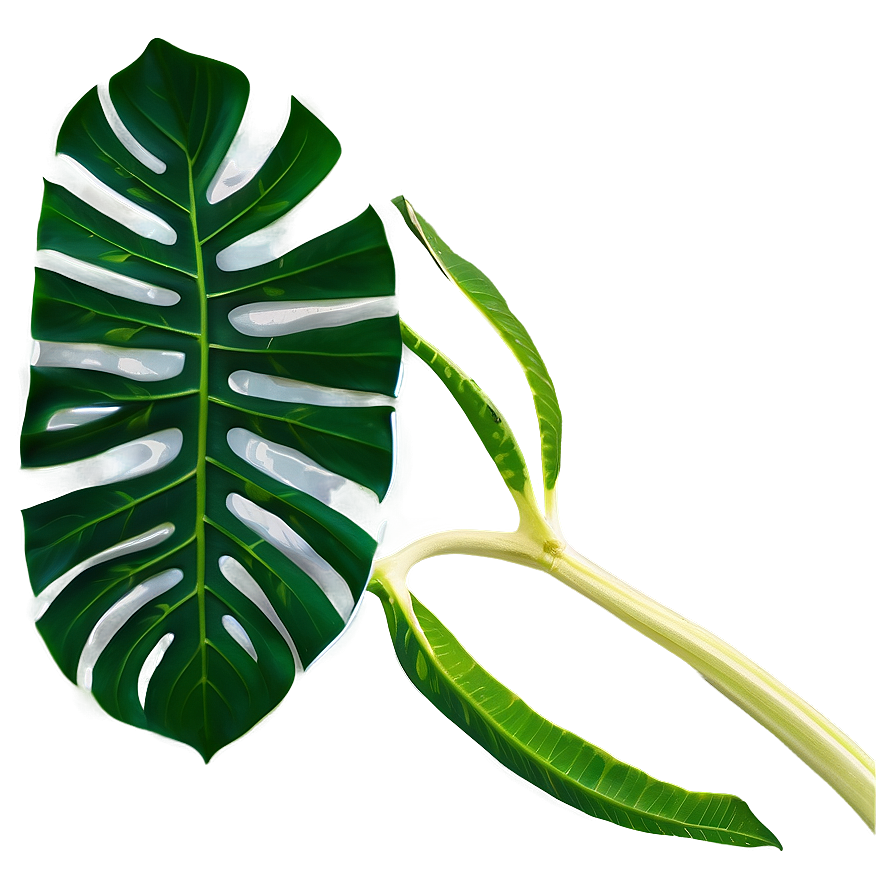 Monstera Leaf Transparent Background Png 44 PNG Image