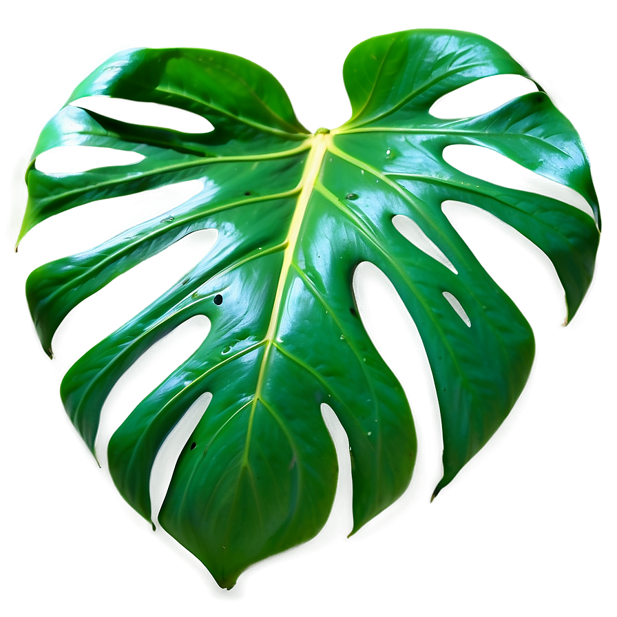 Monstera Leaf Vein Details Png Rlc8 PNG Image