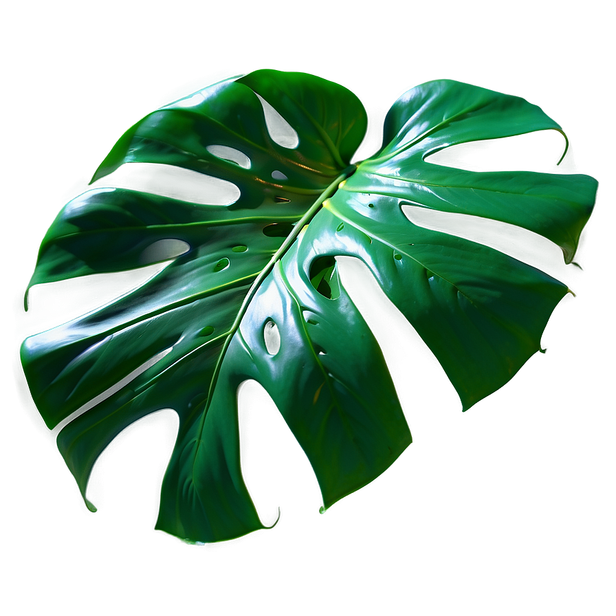 Monstera Leaf Vein Details Png Yrn40 PNG Image