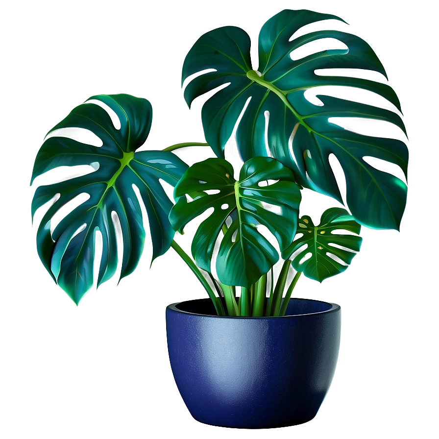 Monstera Plant Pot Png Vtb PNG Image