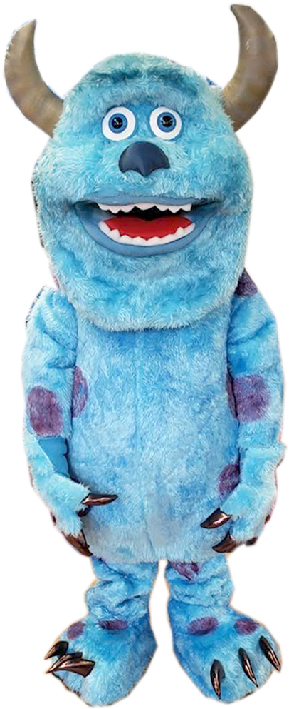 Monsters Inc Blue Monster Costume PNG Image