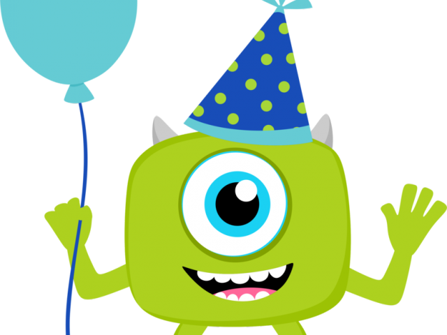 Monsters Inc Mike Wazowski Celebration PNG Image