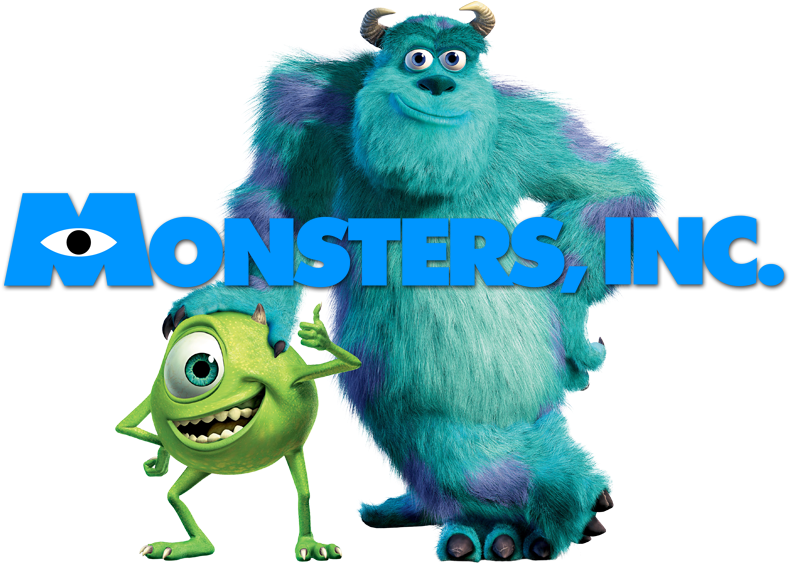 Monsters Inc Movie Characters PNG Image