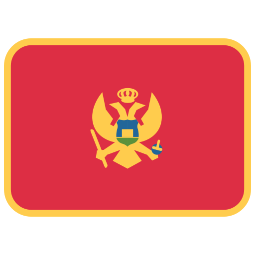 Montenegro Flag Graphic PNG Image