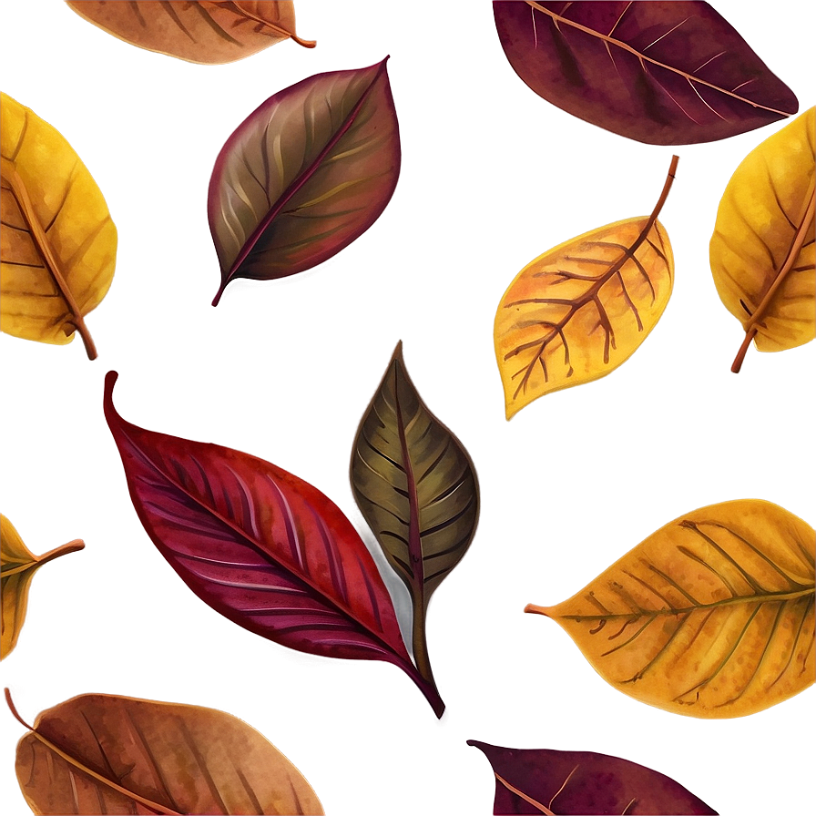 Moody Autumn Leaves Png 06132024 PNG Image