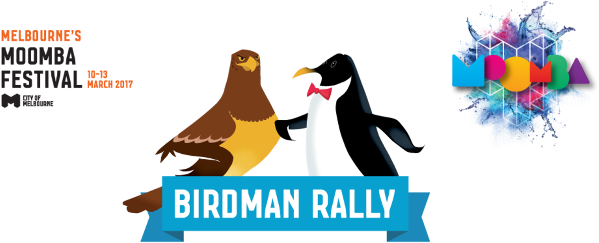 Moomba Festival Birdman Rally Banner PNG Image