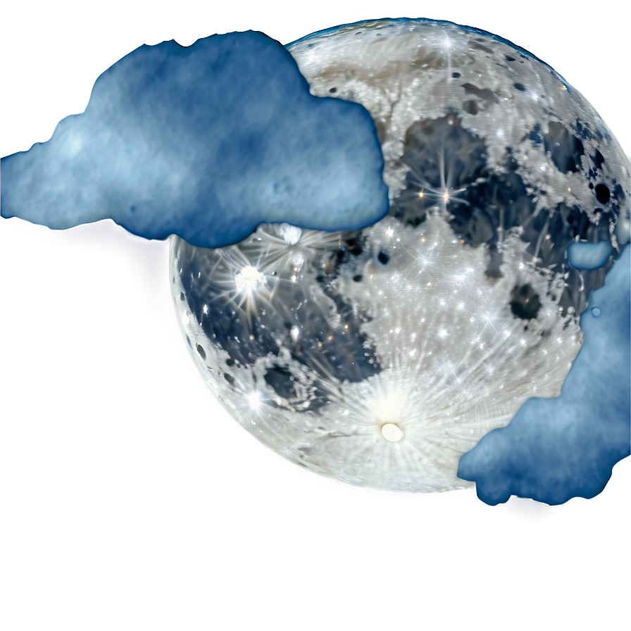 Moon And Ocean Transparent Png Ali13 PNG Image