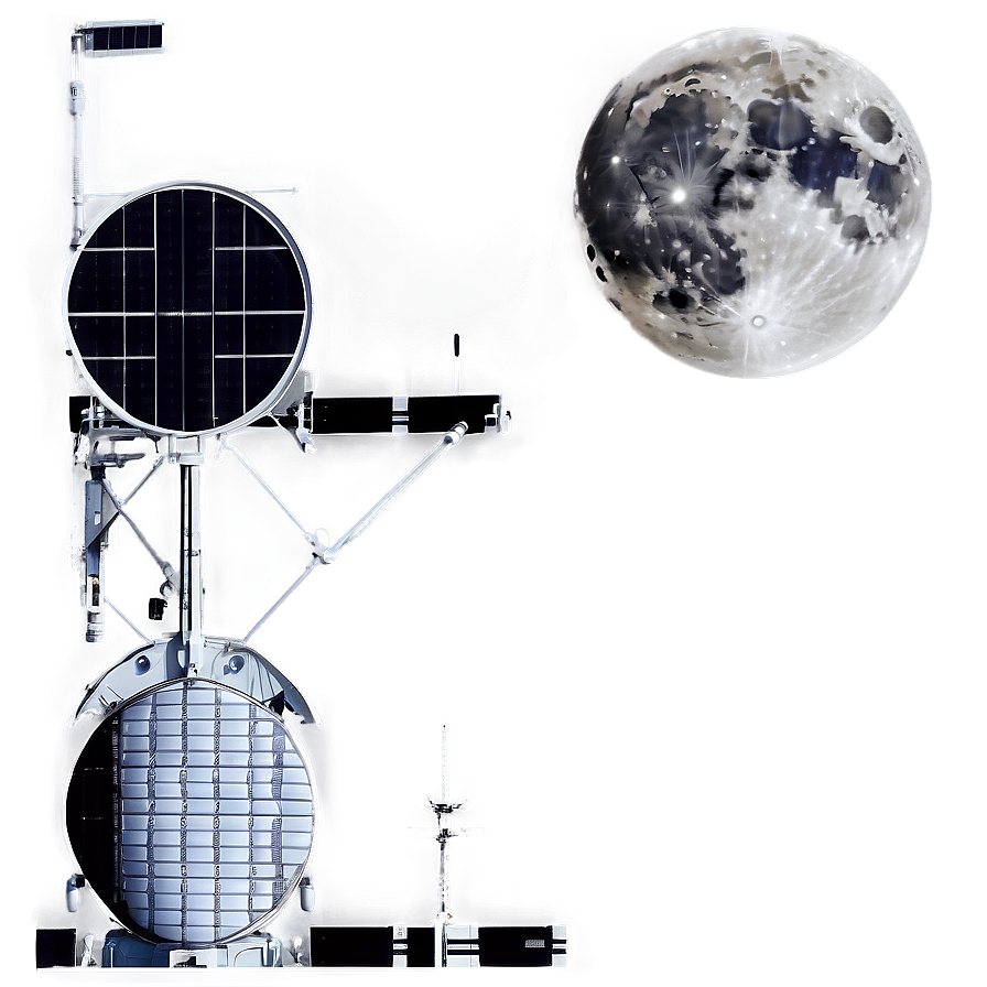 Moon And Satellite Transparent Png 28 PNG Image