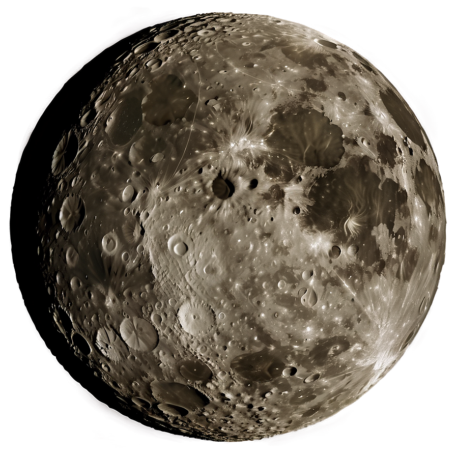 Moon Craters Transparent Png Fgg PNG Image