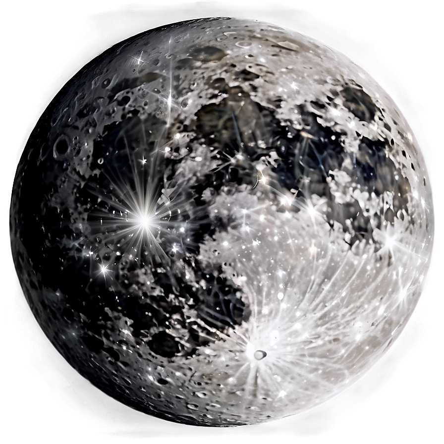 Moon In Night Sky Transparent Png 51 PNG Image