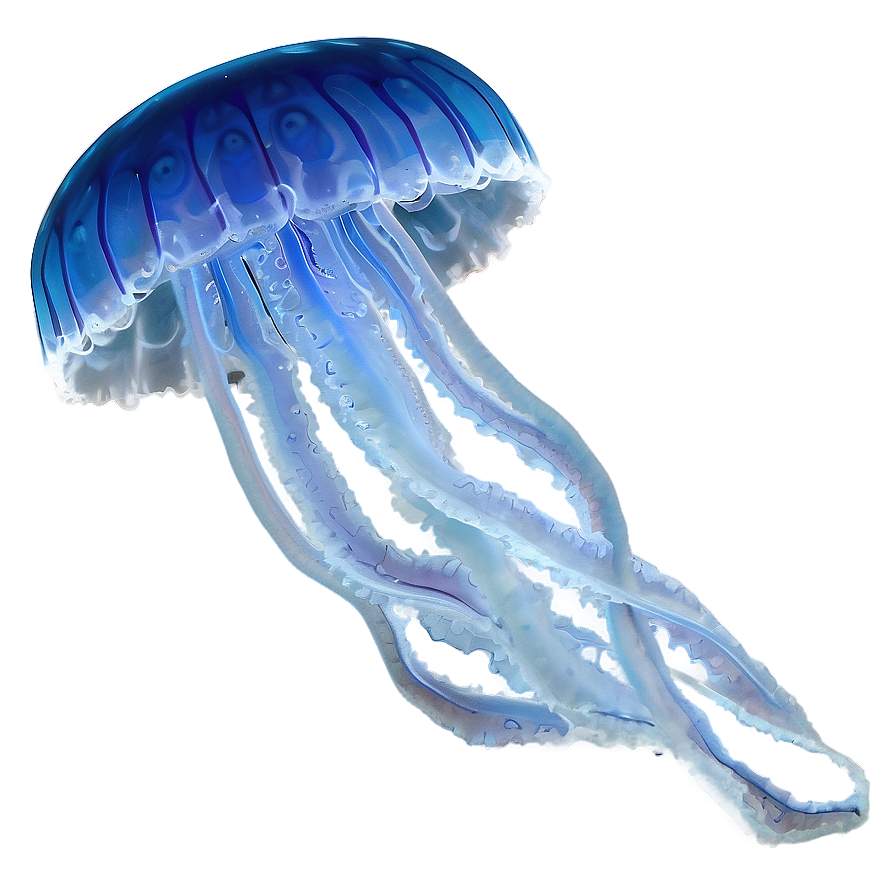 Moon Jelly In Night Sea Png 81 PNG Image