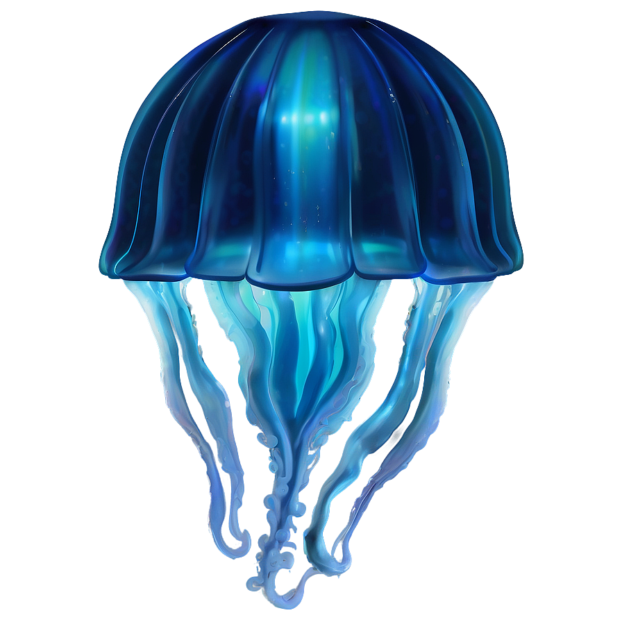 Moon Jelly In Ocean Scene Png Tkn9 PNG Image