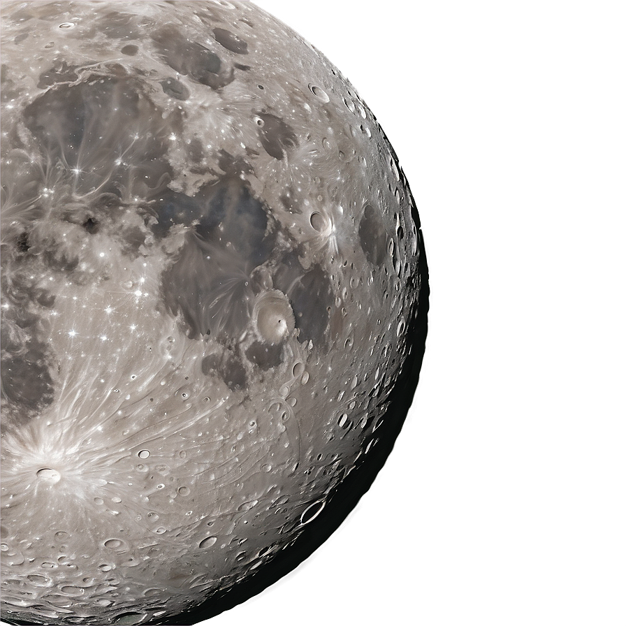 Moon Surface With Galactic Viewpoint Png 06262024 PNG Image