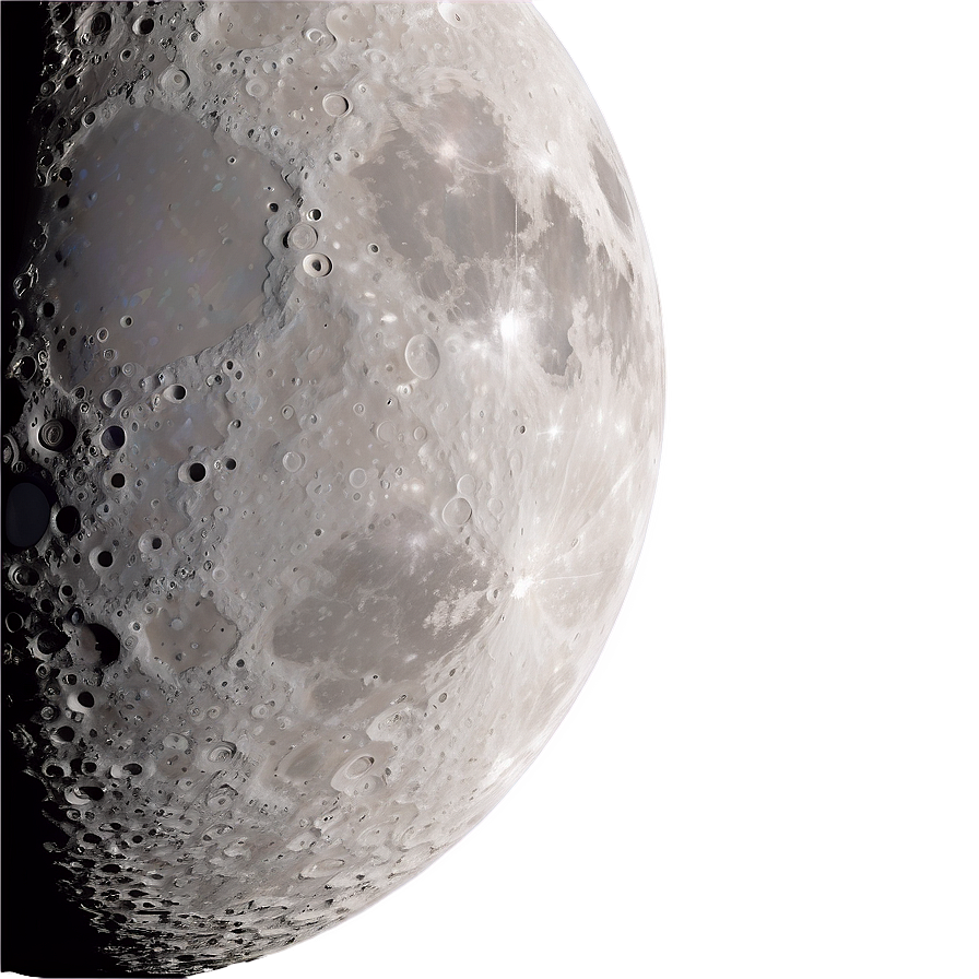 Moon Surface With Hidden Oases Png Eil PNG Image