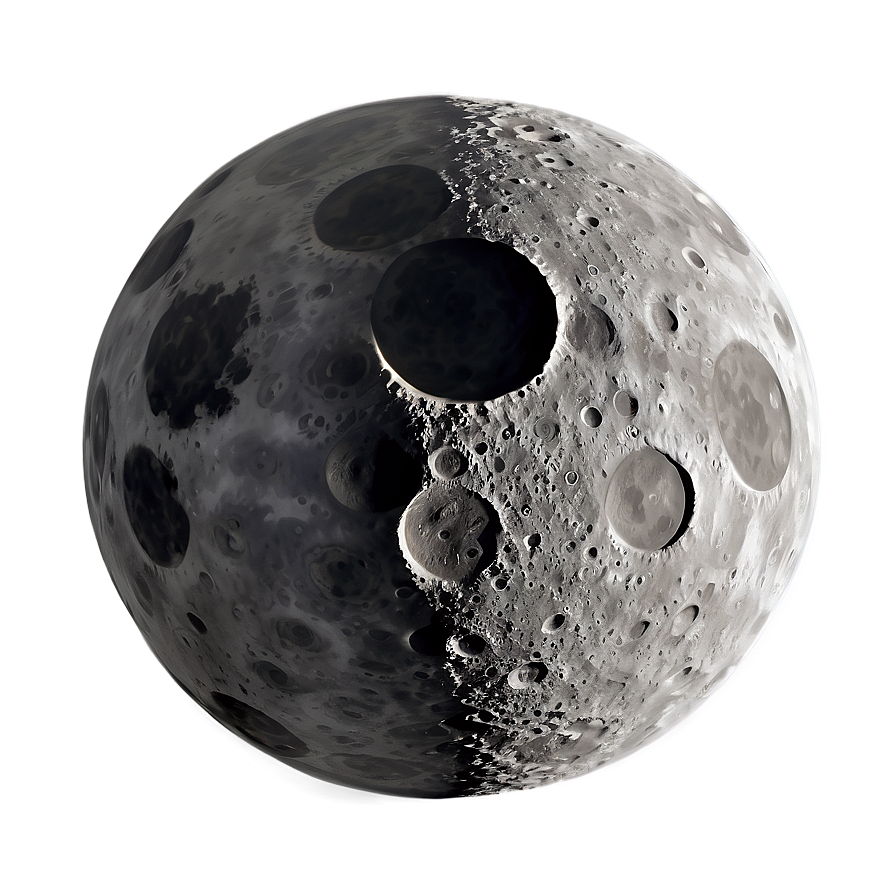 Moon Surface With Spacecraft Landing Png 06262024 PNG Image