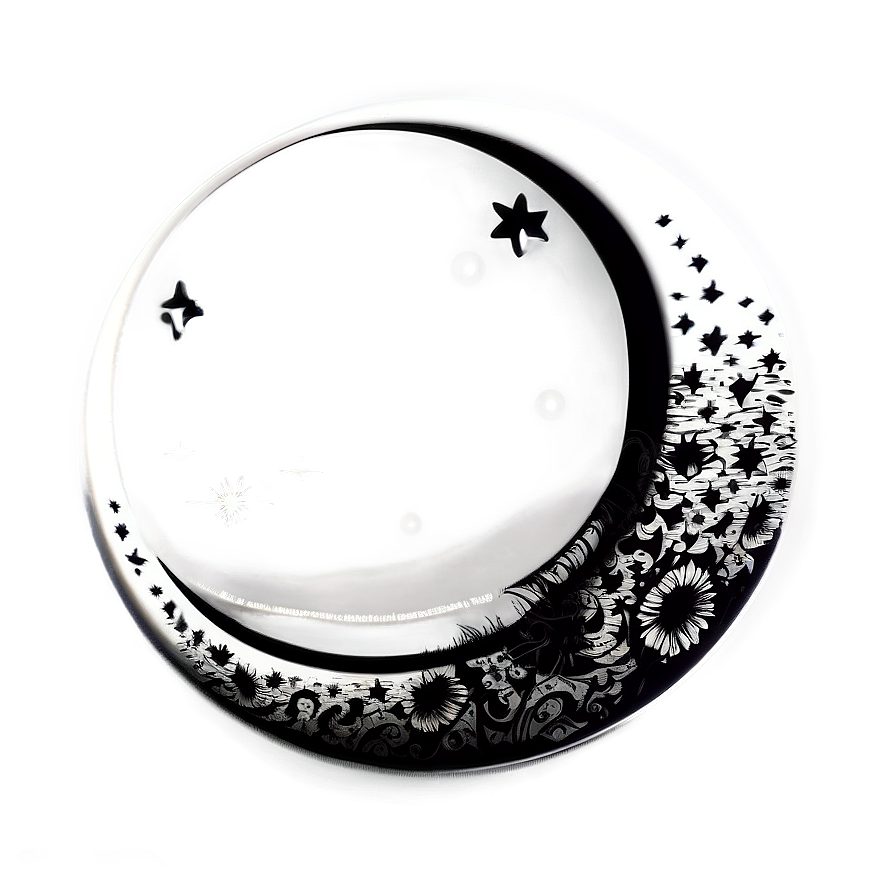 Moon Tattoo Png Qdi PNG Image