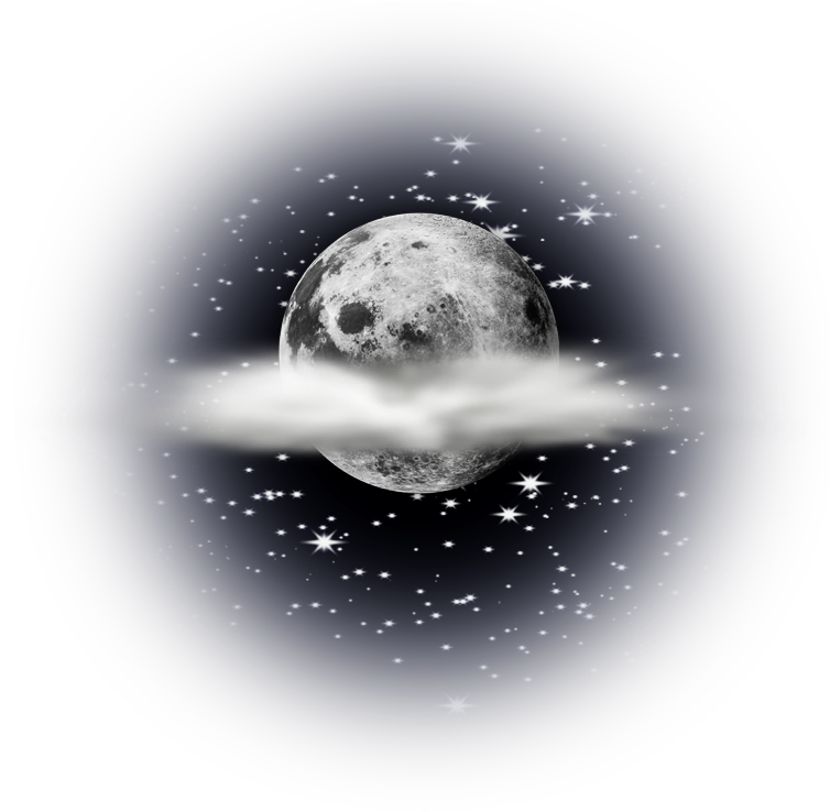 Moonand Stars Portal PNG Image