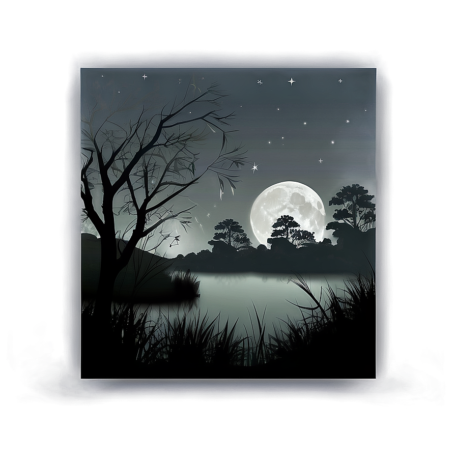 Moonlight Scene Transparent Png 86 PNG Image