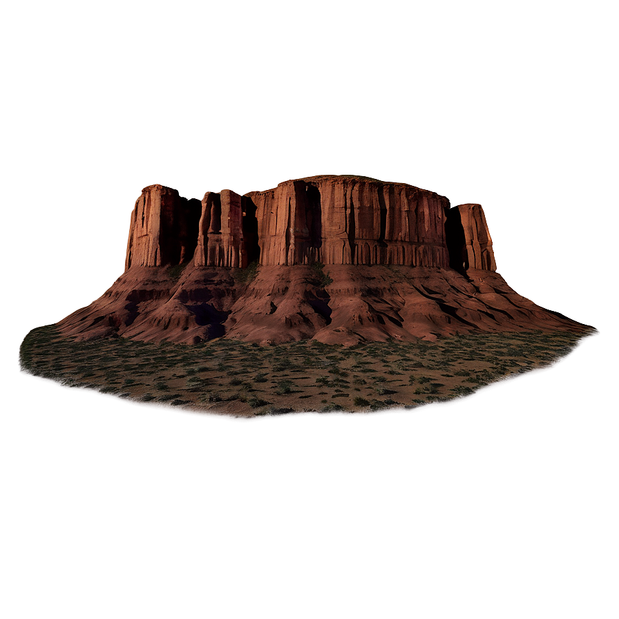 Moonlit Mesa Night Png Gmj PNG Image