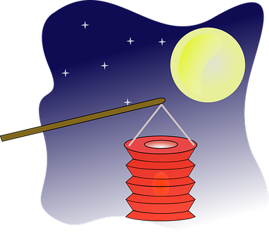 Moonlit Night Fishing Concept PNG Image