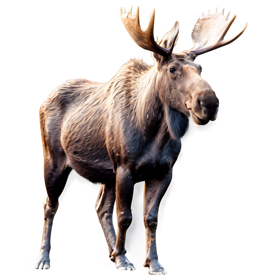 Moose At Dawn Png Qxp80 PNG Image