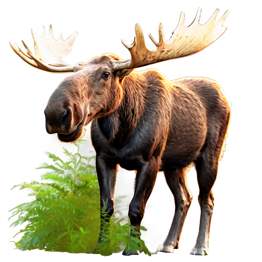 Moose In Golden Hour Png Ipb12 PNG Image