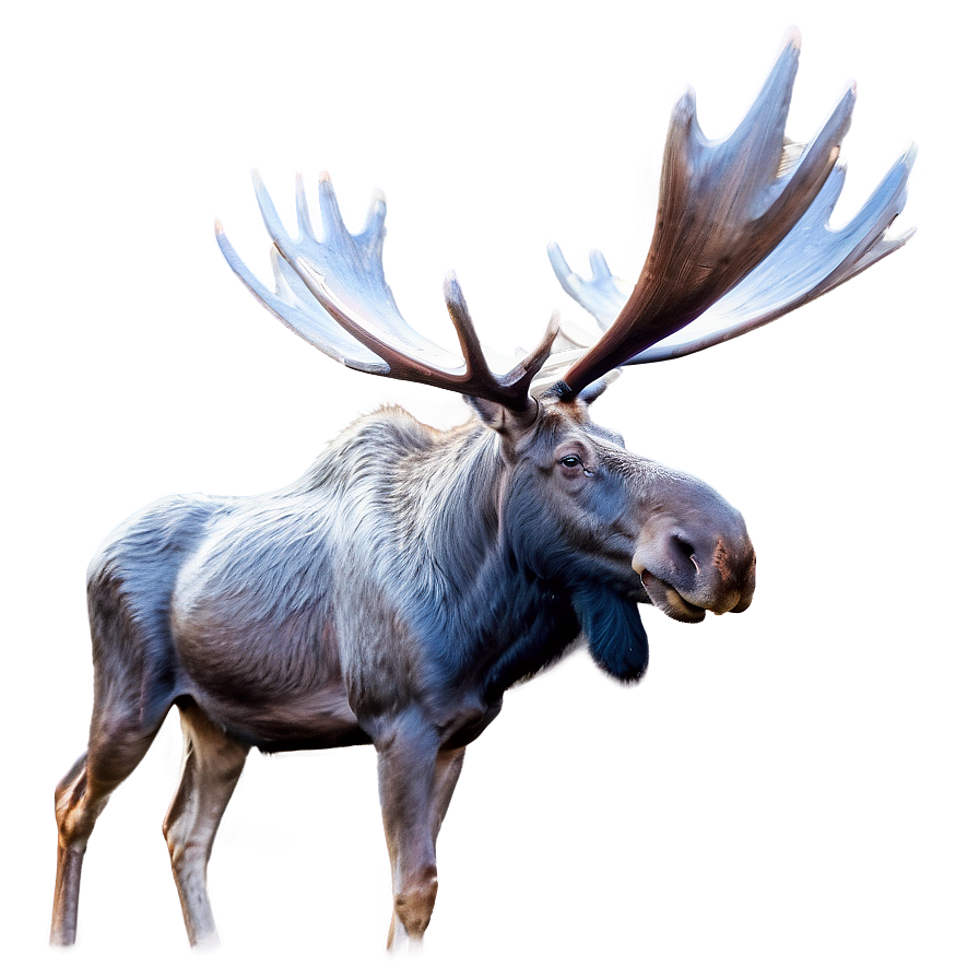 Moose In Thick Fog Png Wiu PNG Image