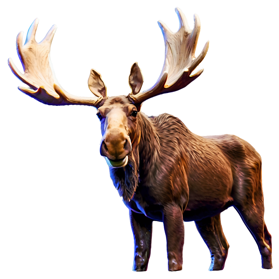 Moose With Large Antlers Png Ibu PNG Image