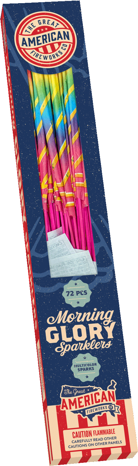 Morning Glory Sparklers Packaging PNG Image