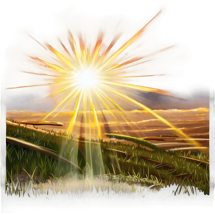 Morning Sun Rays Png Whn PNG Image