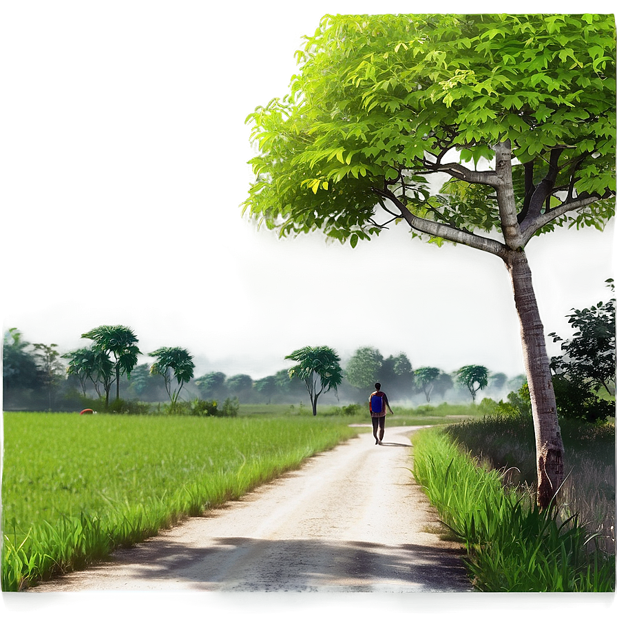 Morning Walk Scenery Png Xws PNG Image