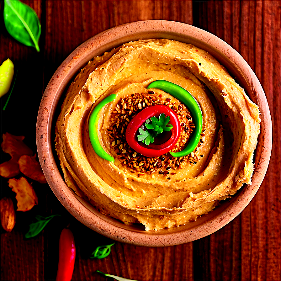 Moroccan Hummus With Ras El Hanout Png 06252024 PNG Image