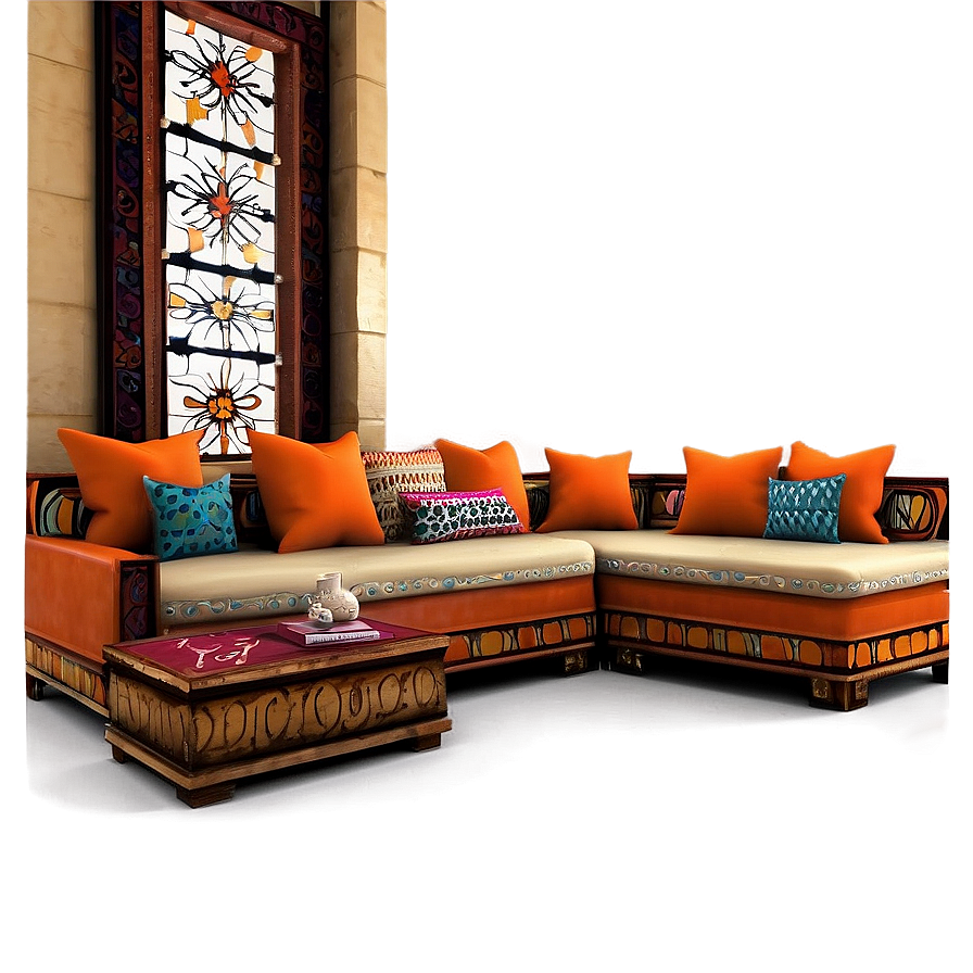 Moroccan Living Room Feel Png Nmh PNG Image