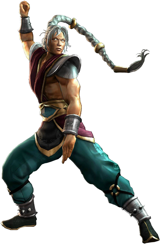 Mortal Kombat Fighterin Action Pose PNG Image