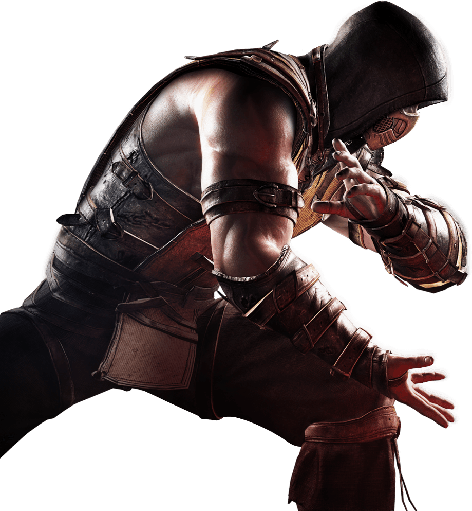 Mortal Kombat Ninja Action Pose PNG Image