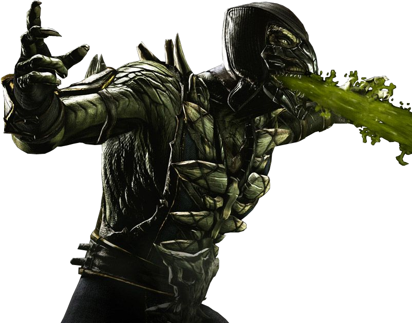 Mortal Kombat Reptile Acid Spit PNG Image