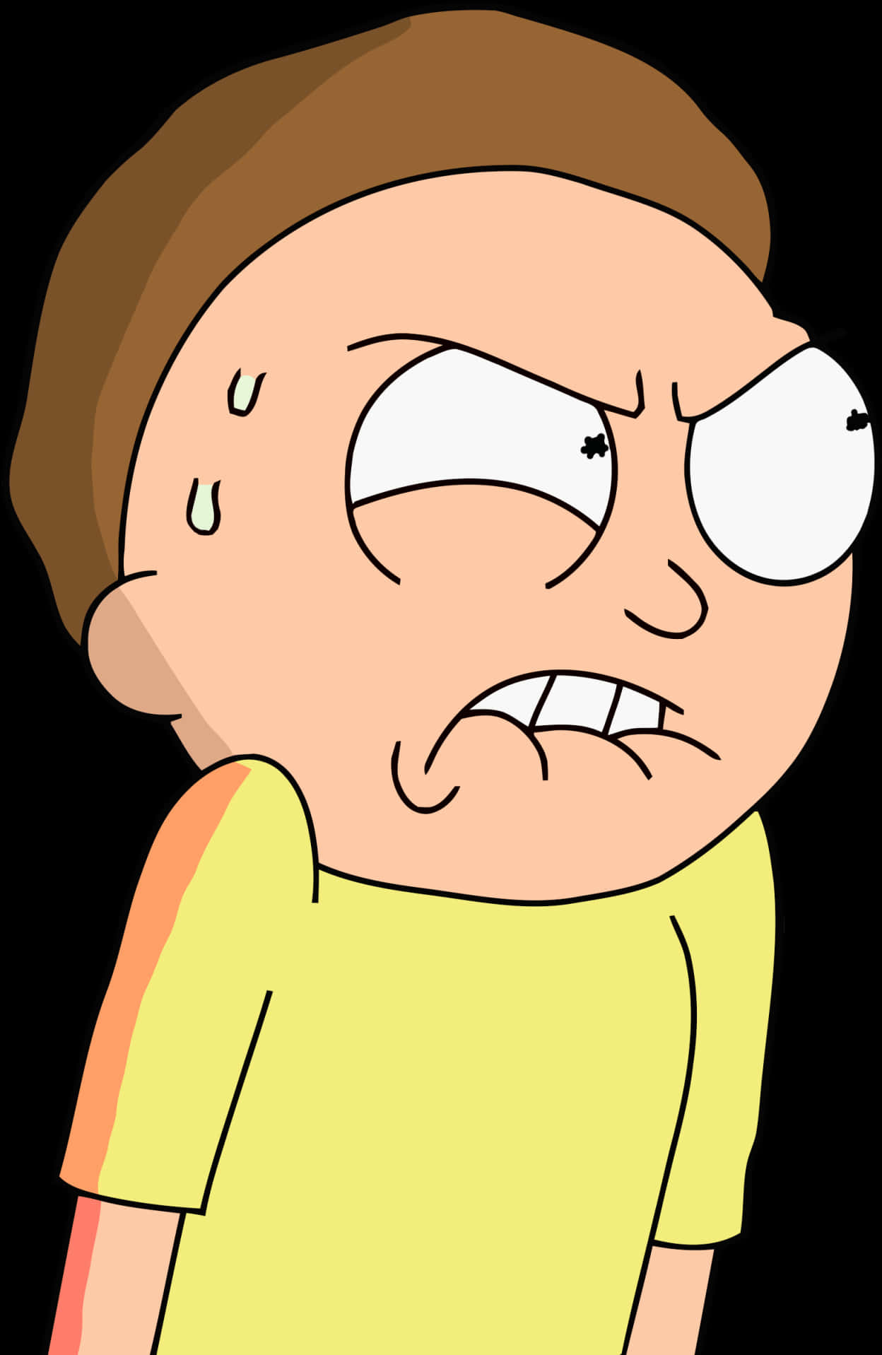 Morty_ Smith_ Confused_ Expression PNG Image