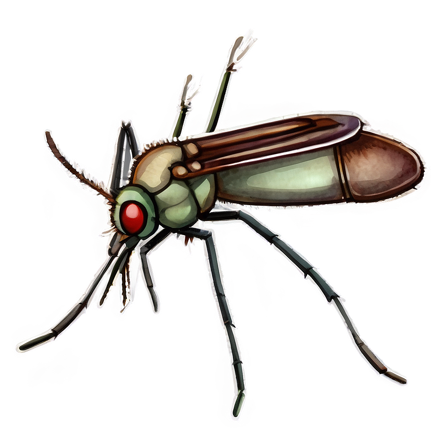 Mosquito In Watercolor Png 94 PNG Image