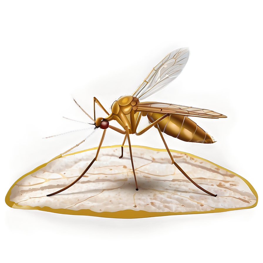 Mosquito On Leaf Png Iad37 PNG Image